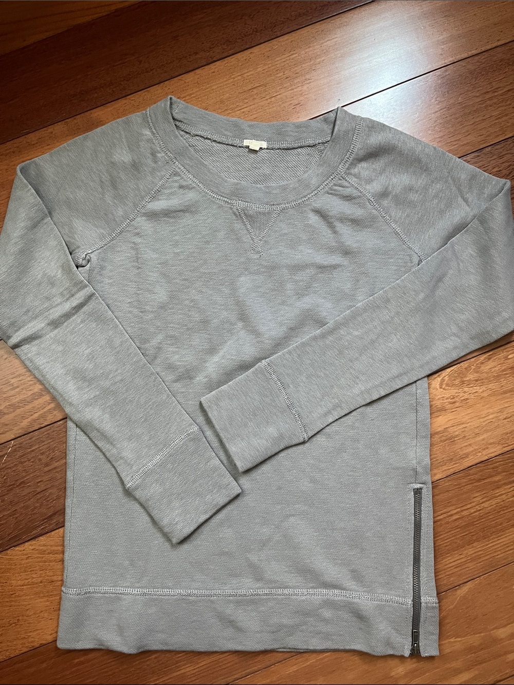NWOT J.Crew Side Zip Sweatshirt